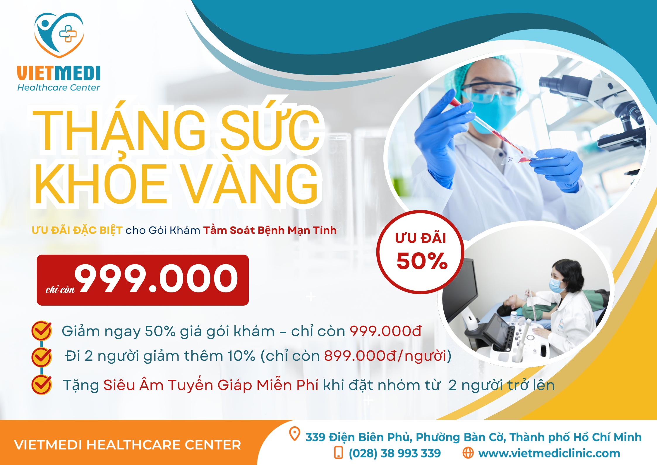 GÓI KHÁM TỔNG QUÁT TẦM SOÁT BỆNH MẠN TÍNH
