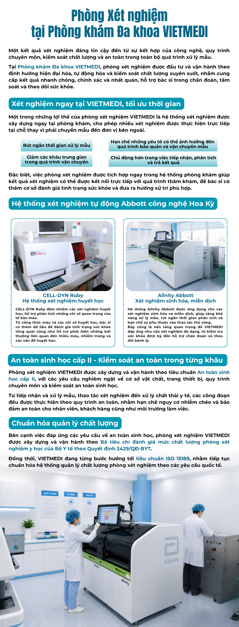 LDP Phòng xét nghiệm