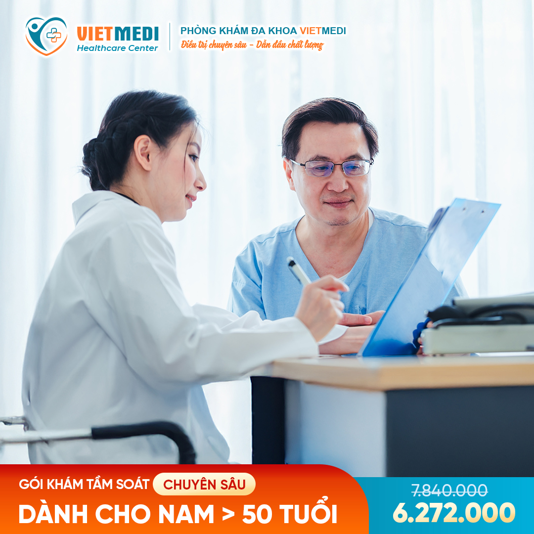 Gói Khám Tầm Soát Chuyên Sâu Dành Cho Nam Trên 50 Tuổi