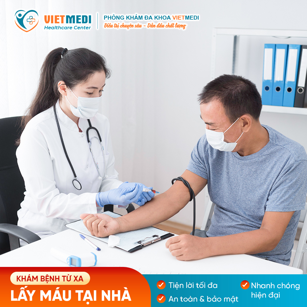 Khám online, lấy máu tại nhà