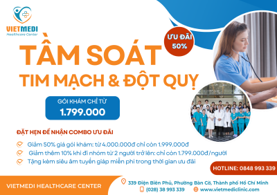 Gói khám tầm soát Tim mạch Đột quỵ