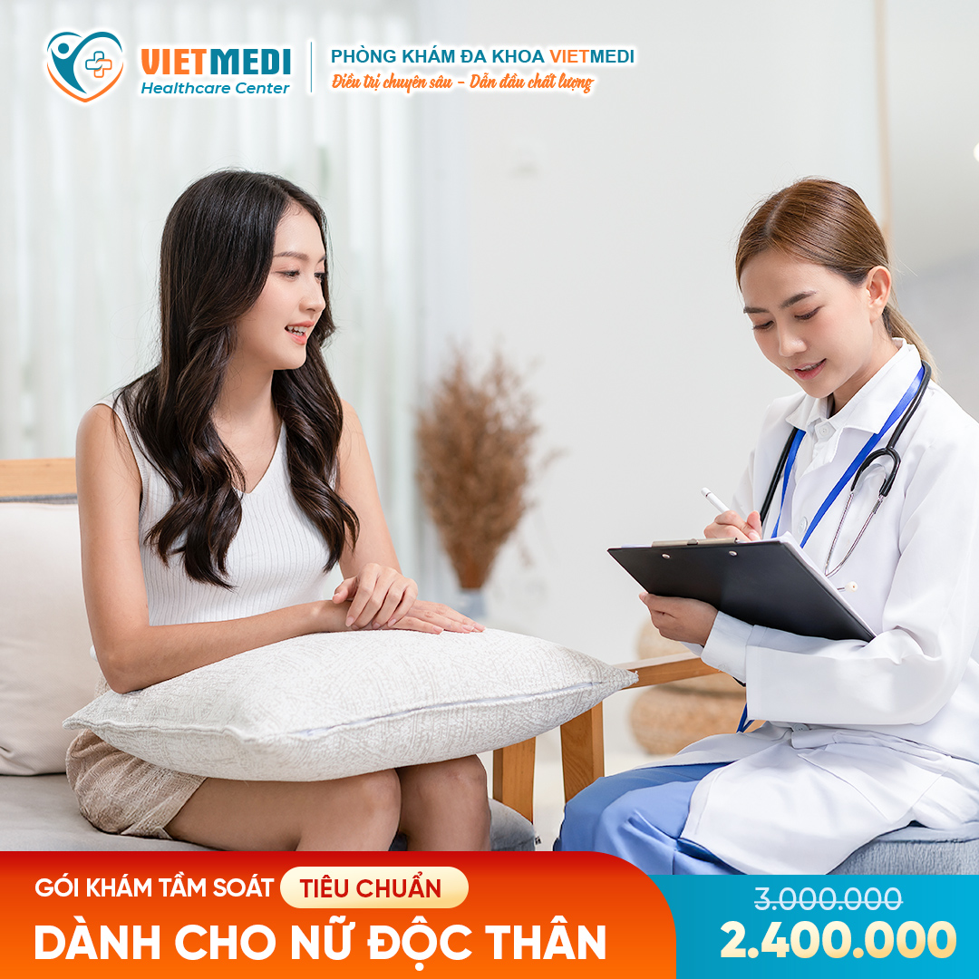 Gói Khám Tầm Soát Tiêu Chuẩn Dành Cho Nữ Độc Thân