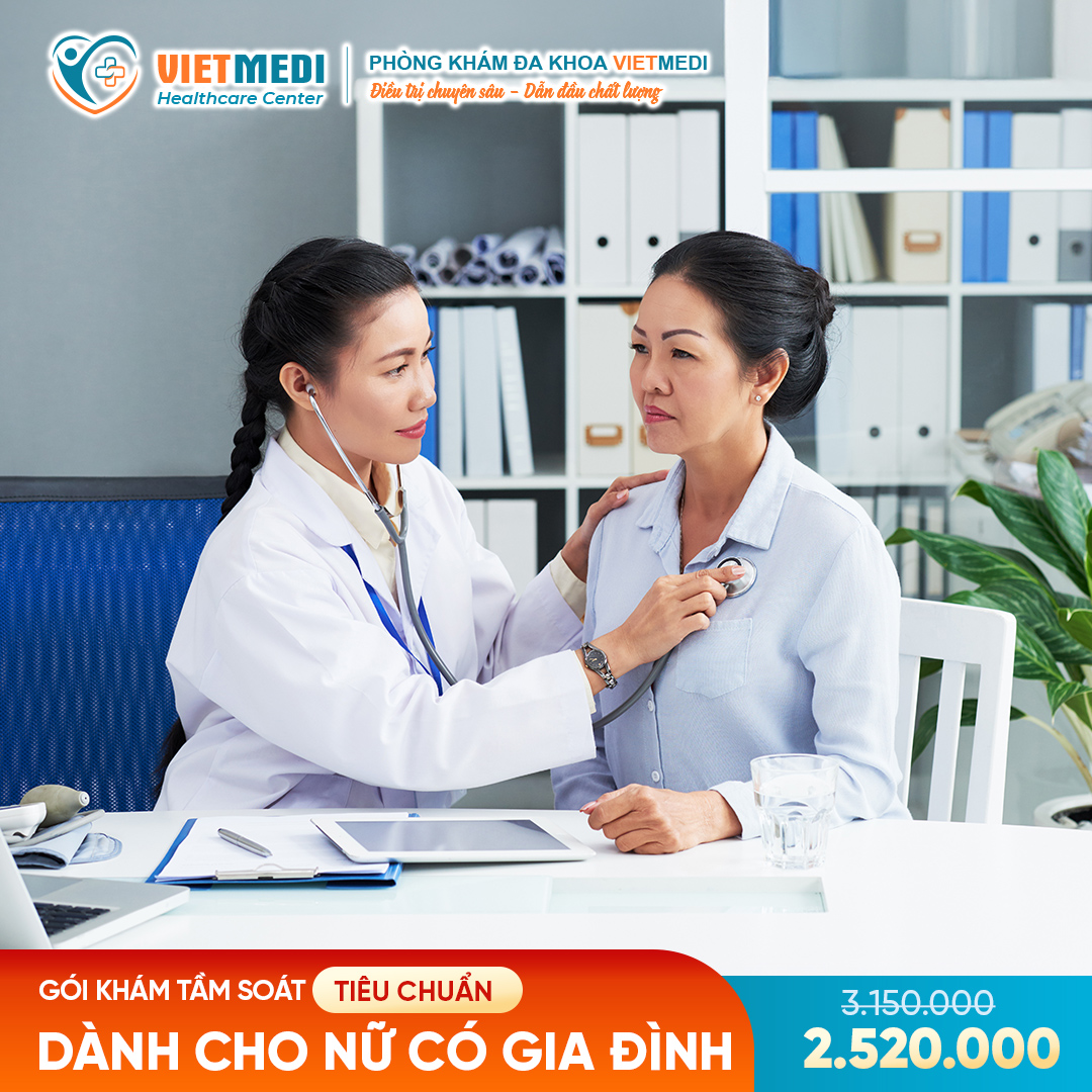 Gói Khám Tầm Soát Tiêu Chuẩn Dành Cho Nữ Gia Đình 