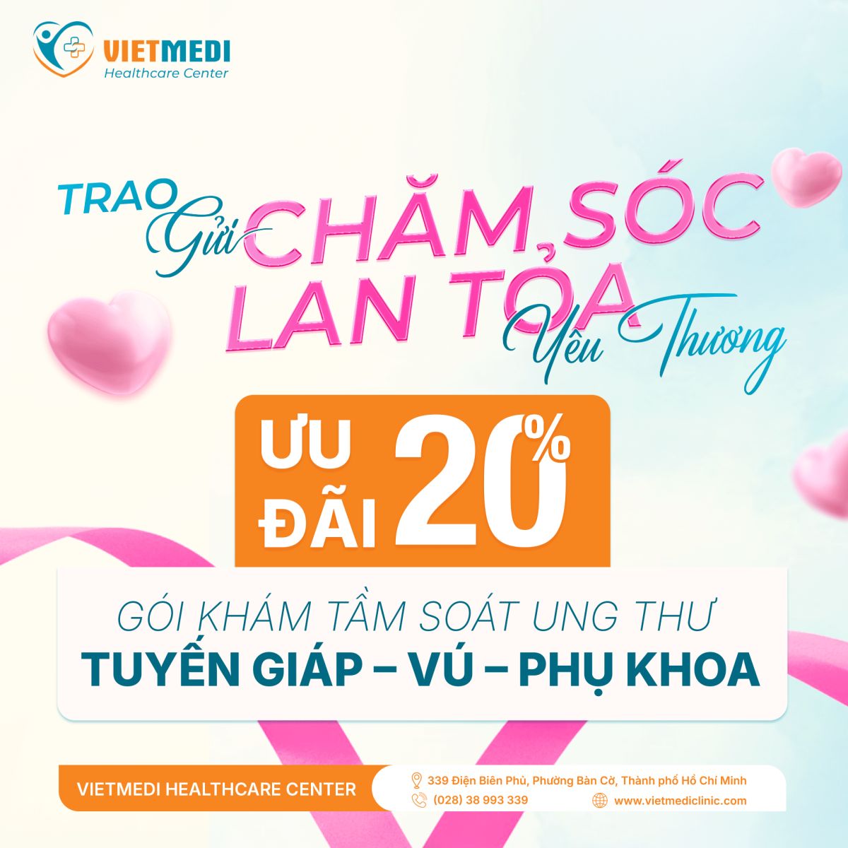 💖 THÁNG YÊU THƯƠNG CỦA PHỤ NỮ – VIETMEDI TRAO GỬI CHĂM SÓC, LAN TỎA YÊU THƯƠNG 💖