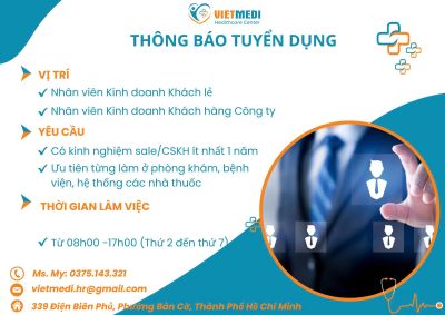 THÔNG BÁO TUYỂN DỤNG – NHÂN VIÊN KINH DOANH