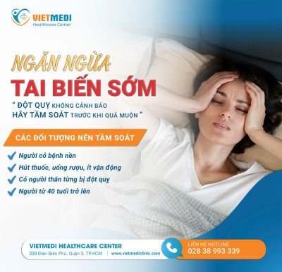 TẦM SOÁT ĐỘT QUỴ - NGĂN NGỪA TAI BIẾN SỚM
