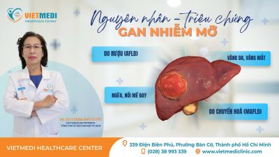 GAN NHIỄM MỠ: NGUYÊN NHÂN VÀ CÁC TRIỆU CHỨNG THƯỜNG GẶP?