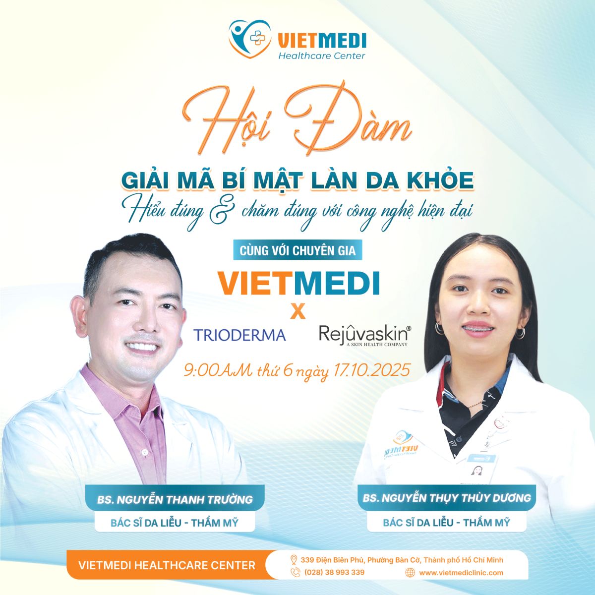 💖 THÁNG YÊU THƯƠNG CỦA PHỤ NỮ –  HỘI ĐÀM DA LIỄU “GIẢI MÃ BÍ MẬT LÀN DA KHỎE