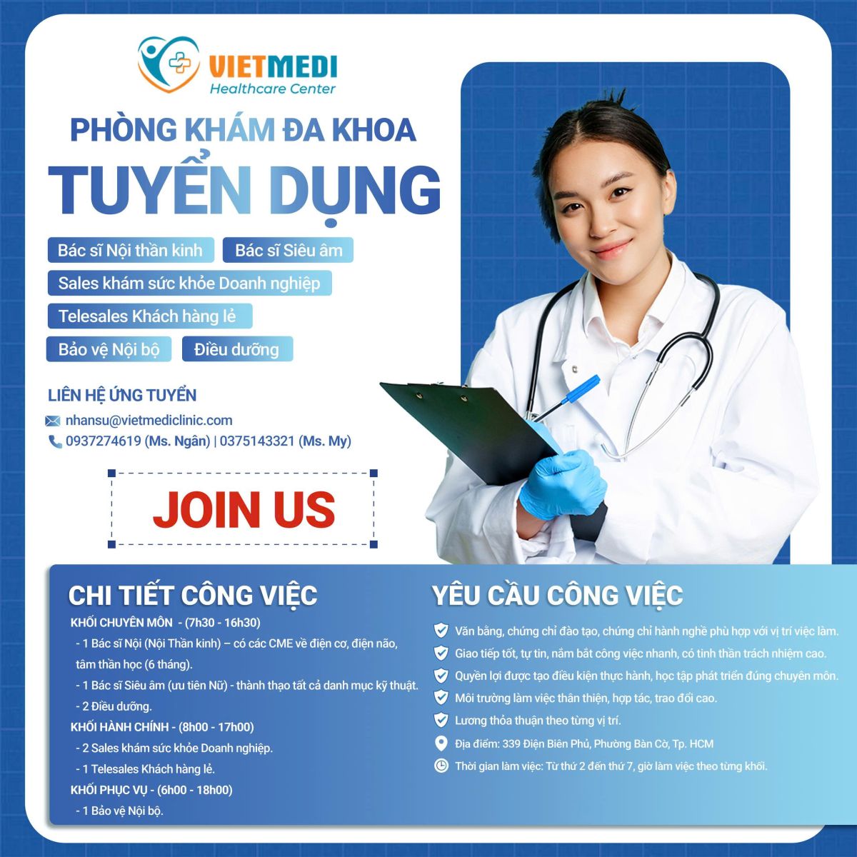 VIETMEDI TUYỂN DỤNG THÁNG 7–8/2025