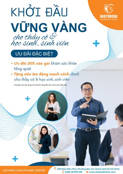 KHỞI ĐẦU VỮNG VÀNG: KHÁM SỨC KHỎE TỔNG QUÁT MÙA TỰU TRƯỜNG, ƯU ĐÃI ĐẶC BIỆT TẠI VIETMEDI